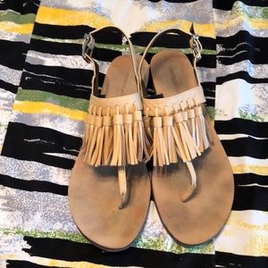 Rebecca Minkoff Fringe Sandal Sz 9 1/2